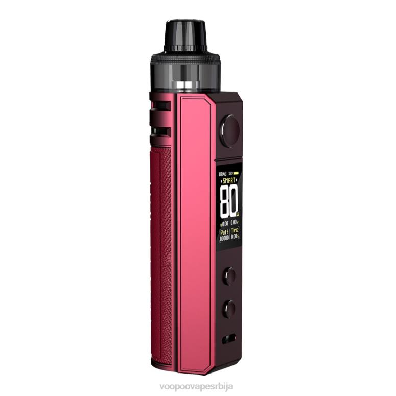 шљива црвена VOOPOO DRAG H80S под кит - VOOPOO vape Belgrade RTX4F154