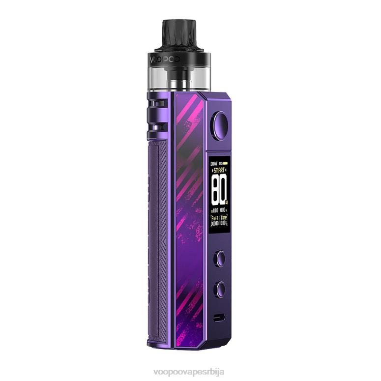 галаксија љубичаста VOOPOO DRAG H80S под кит - VOOPOO vape Belgrade RTX4F244