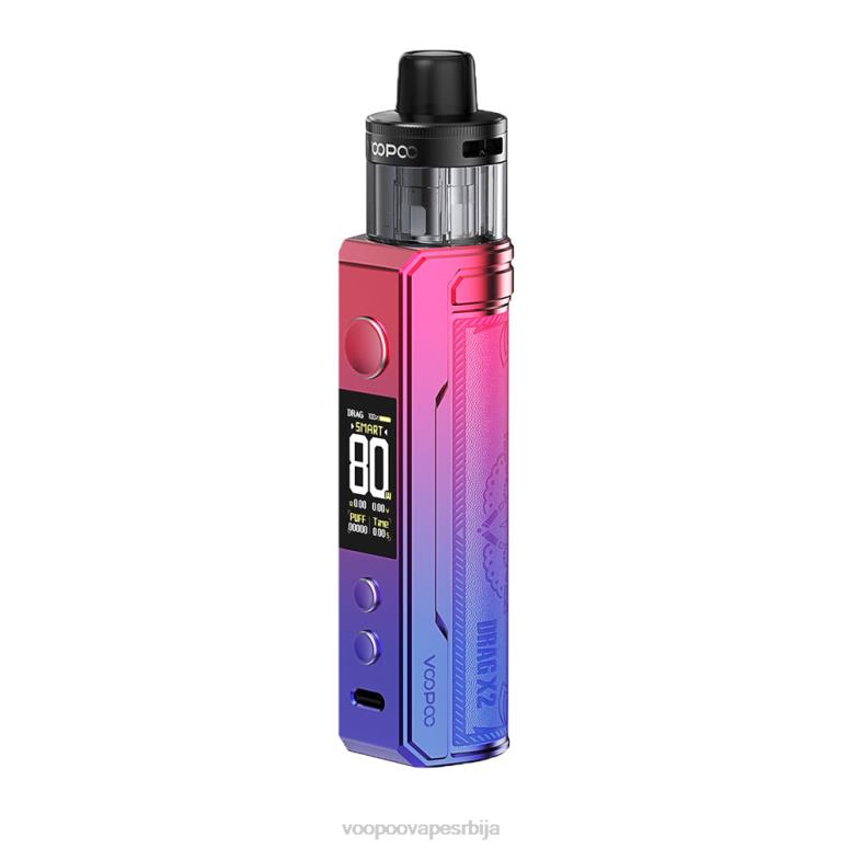 модерна црвена VOOPOO DRAG X2 под мод - VOOPOO Srbija RTX4F231