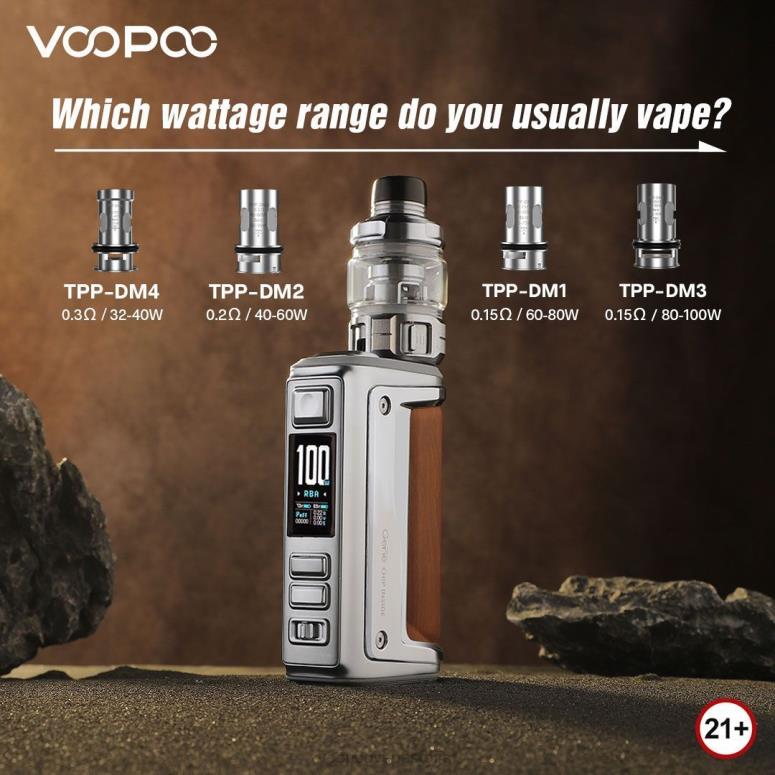 графит VOOPOO ARGUS GT II резервоар кит - VOOPOO Srbija RTX4F1