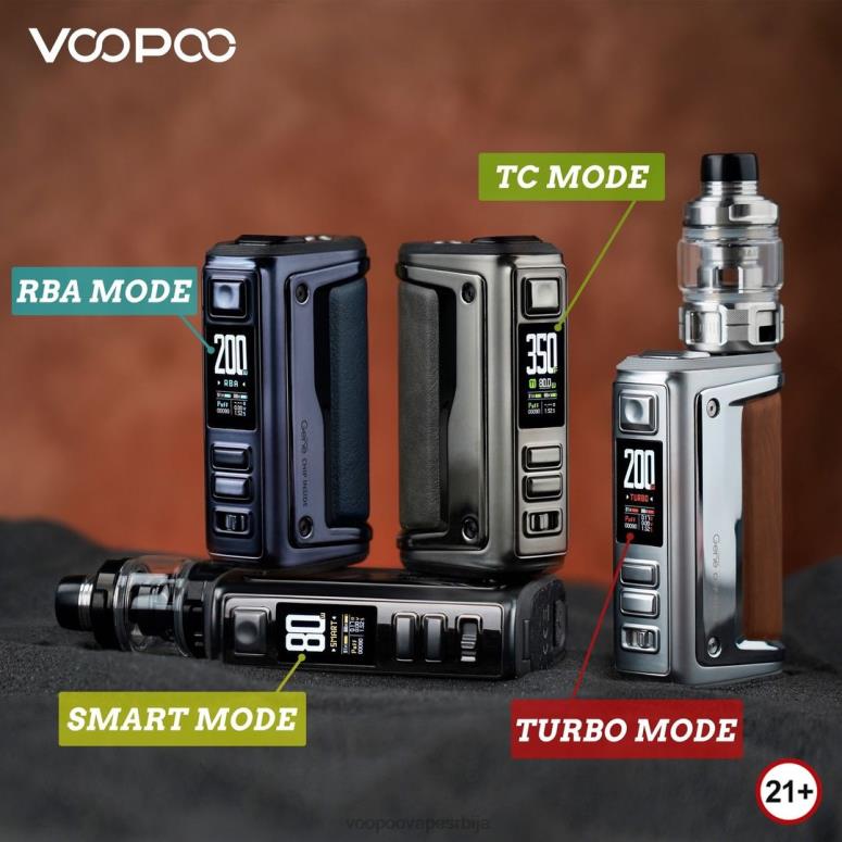 графит VOOPOO ARGUS GT II резервоар кит - VOOPOO Srbija RTX4F1