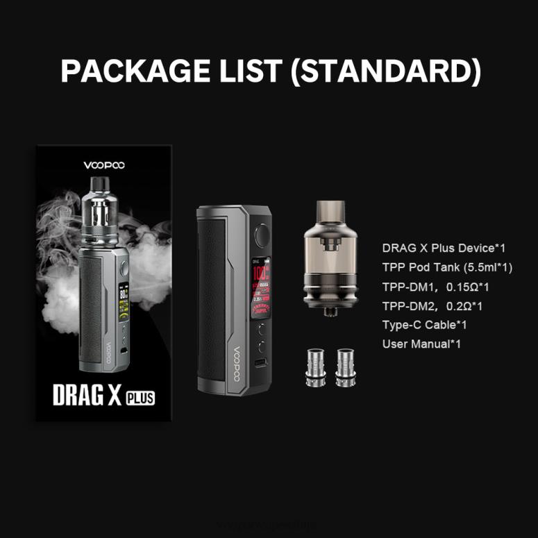 класична VOOPOO DRAG X PLUS комплет - VOOPOO vape Belgrade RTX4F294
