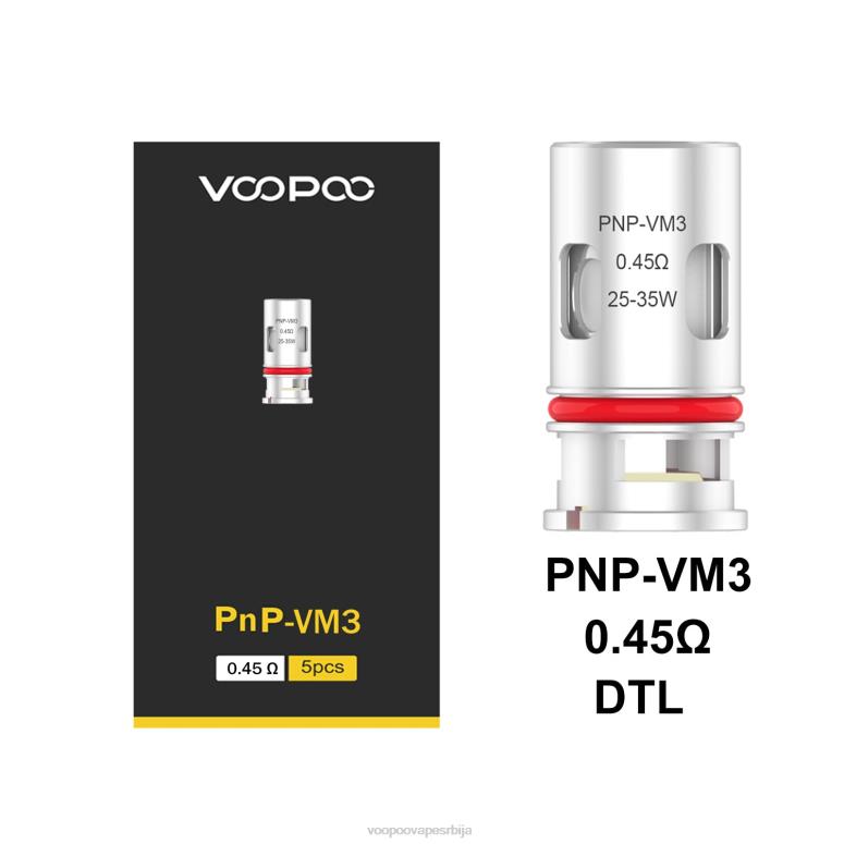 пнп-вм3 VOOPOO PNP калемови (5ком) - VOOPOO vape gene Srbija RTX4F597