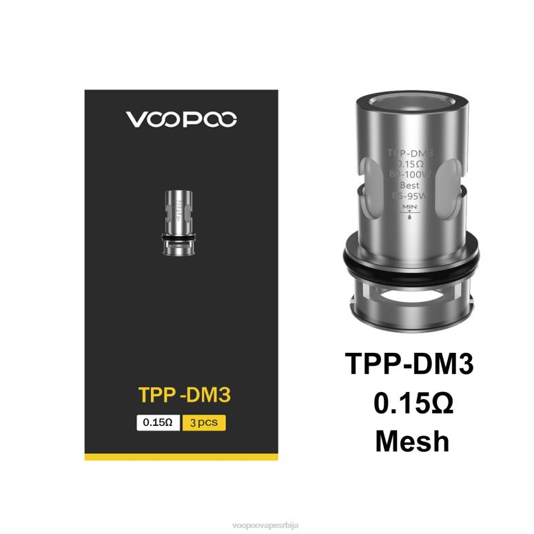 тпп-дм3 VOOPOO TPP калемови (3ком) - VOOPOO vape pod RTX4F610