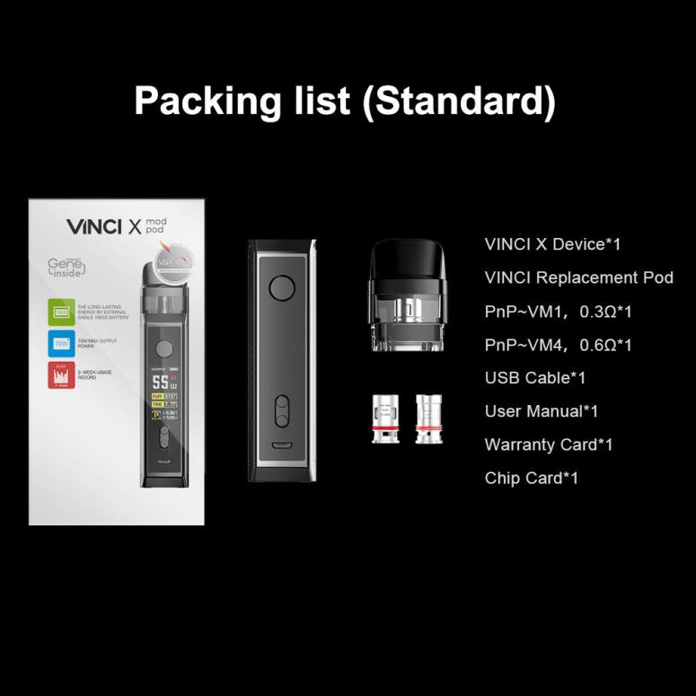 угљенично влакно VOOPOO VINCI X мод под кит - VOOPOO vape coil RTX4F346